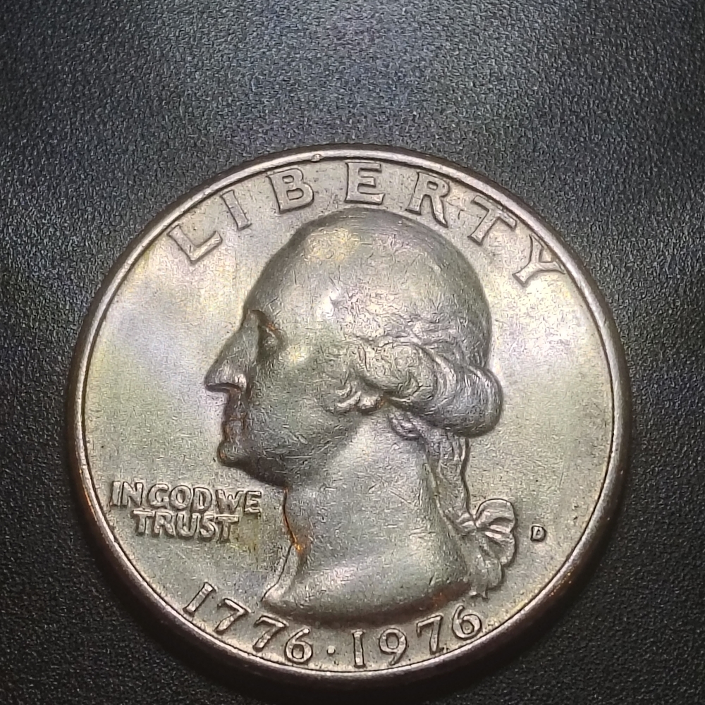 1976 D Washington Bicentennial Quarter – Drummer Boy Reverse – U.S. Coin